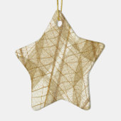 Verre leges van Cream Beige Lace Keramisch Ornament (Links)