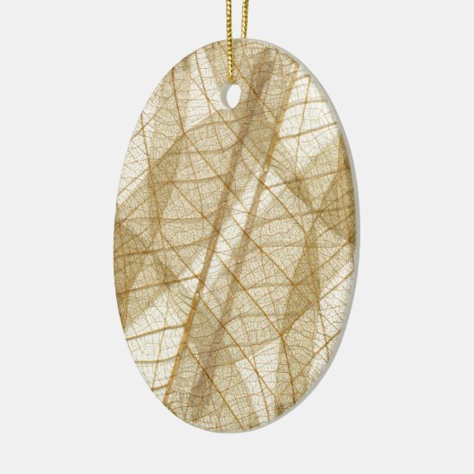 Verre leges van Cream Beige Lace Keramisch Ornament (Links)