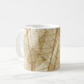 Verre leges van Cream Beige Lace Koffiemok (Voorkant links)