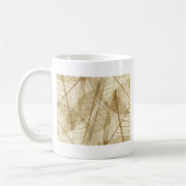 Verre leges van Cream Beige Lace Koffiemok (Links)