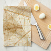 Verre leges van Cream Beige Lace Theedoek (Quarter Fold)