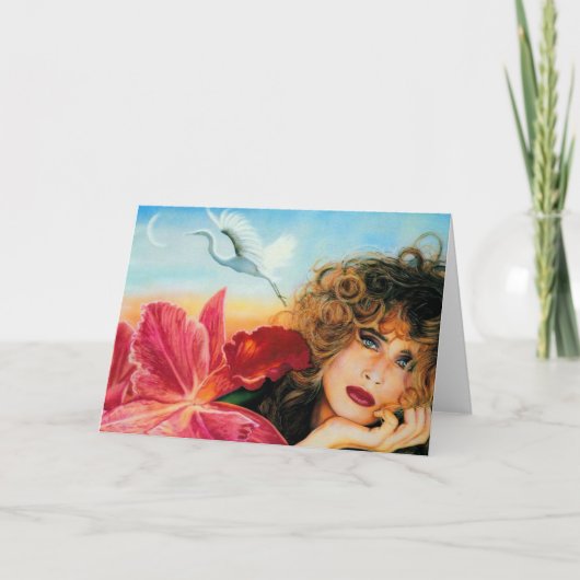 Verre Liefde - het Denken aan u Kaart (Voorkant)