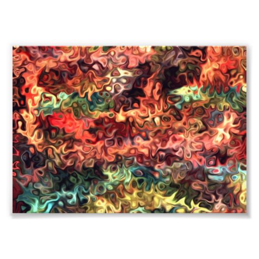 Verre M zwemt een stuk moderne artikel 5.55 Foto Afdruk (Voorkant)