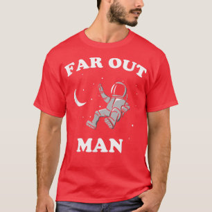 Verre Man Astronaut Space Funny Hippy T-shirt