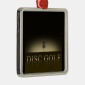 Verre mandje metalen ornament (Rechts)