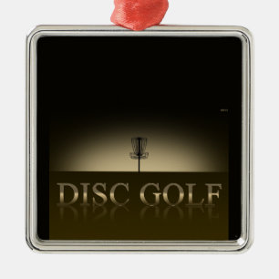 Verre mandje metalen ornament