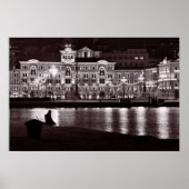 Verre nacht in de stad poster (Voorkant)