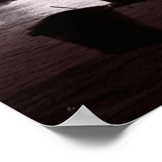 Verre nacht in de stad poster (Hoek)