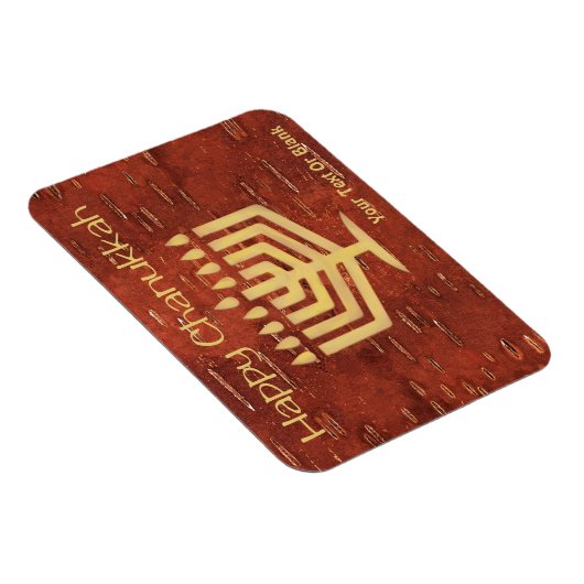 Verre Noord Chanukka - Binnenste Berkenschors Magn Magneet (Rechterzijde)