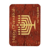 Verre Noord Chanukka - Binnenste Berkenschors Magn Magneet (Verticaal)