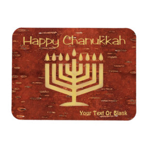 Verre Noord-Chanukkah - Inner Birch Bark Magnetic Magneet