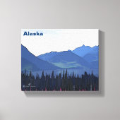 Verre Noordelijke zomer Canvas Afdruk (Voorkant)