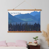 Verre Noordelijke zomer Hangend Wandkleed (Slaapkamer)