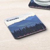 Verre Noordelijke zomer Onderzetter (Linkerzijde)