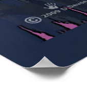 Verre Noordelijke zomer Poster (Hoek)