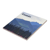 Verre Noordelijke zomer Tegeltje (Zijkant)