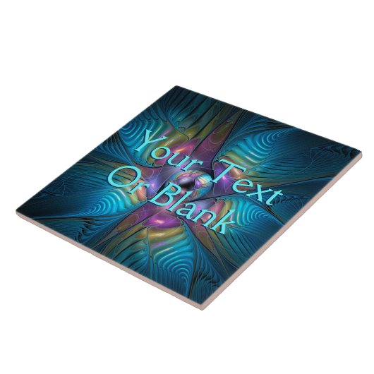 Verre Noordelijke zomer Tegeltje (Zijkant)