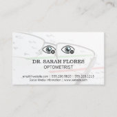 Verre ogen | oogonderzoek visitekaartje (Voorkant)