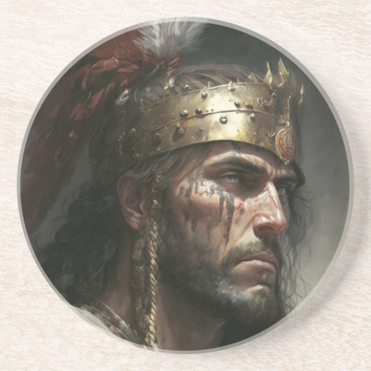 Verre Oorlog Zandsteen Onderzetter (Voorkant)