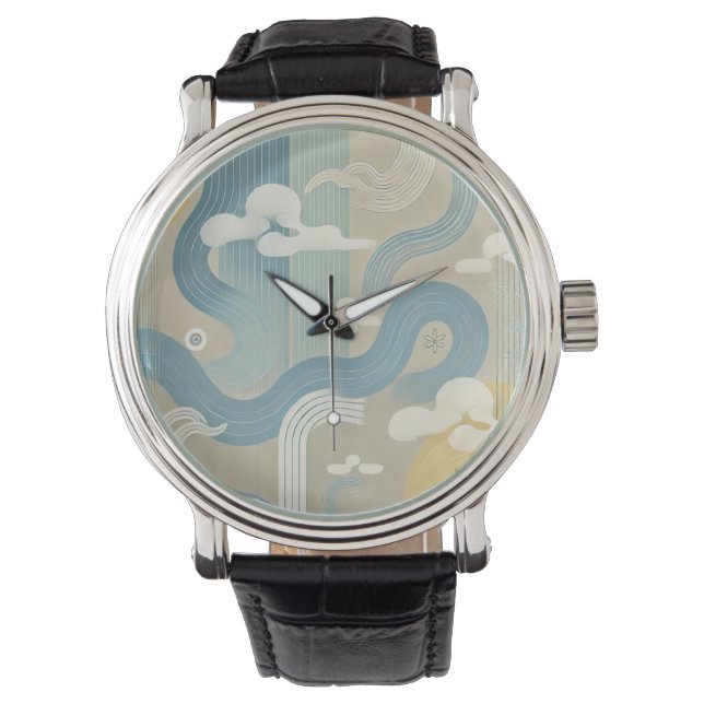 Verre Oosters Design Horloge (Voorkant)