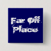 Verre plaats vierkante button 5,1 cm (Voorkant)