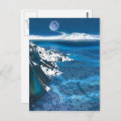 Verre planeet briefkaart (Voorkant / Achterkant)