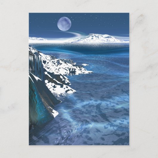 Verre planeet briefkaart (Voorkant)