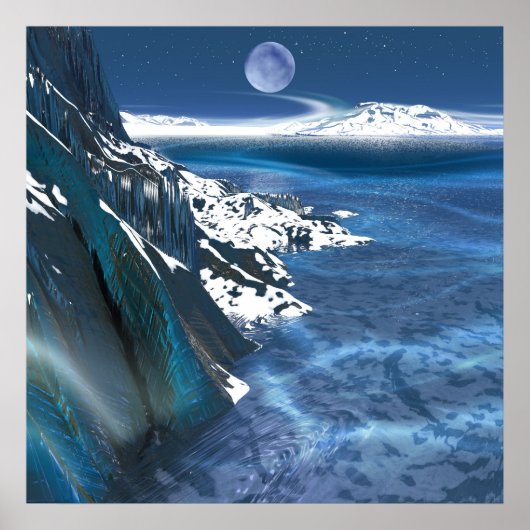 Verre planeet poster (Voorkant)