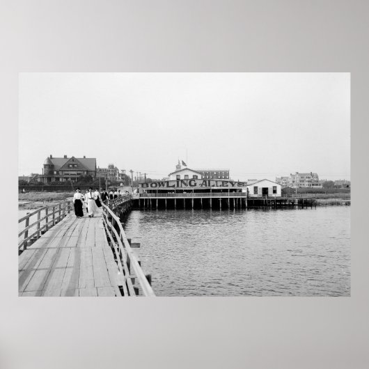 Verre Rockaway from the Inlet, 1904 Poster (Voorkant)