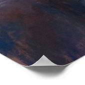 Verre Stadlichten - Impressionistische Pastelstijl Poster (Hoek)
