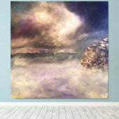 Verre stormen canvas afdruk (Insitu (Houten vloer))