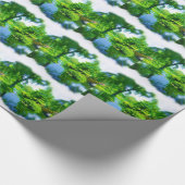 Verre tijd van de stad cadeaupapier (Hoek)