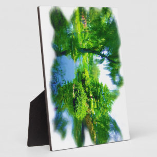 Verre tijd van de stad fotoplaat