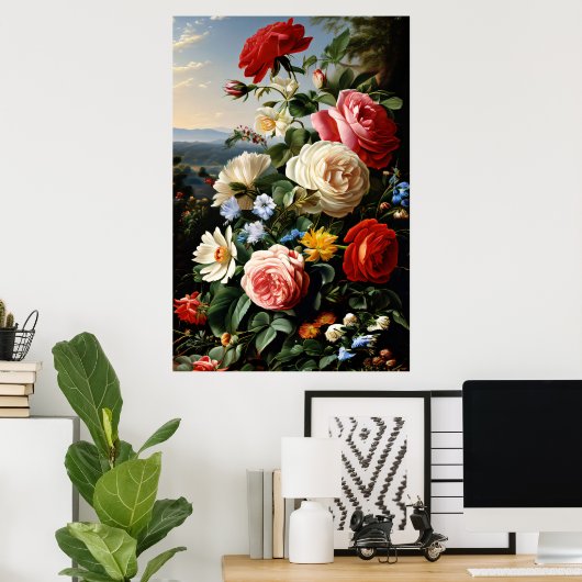 Verre tuin poster (Thuiskantoor)
