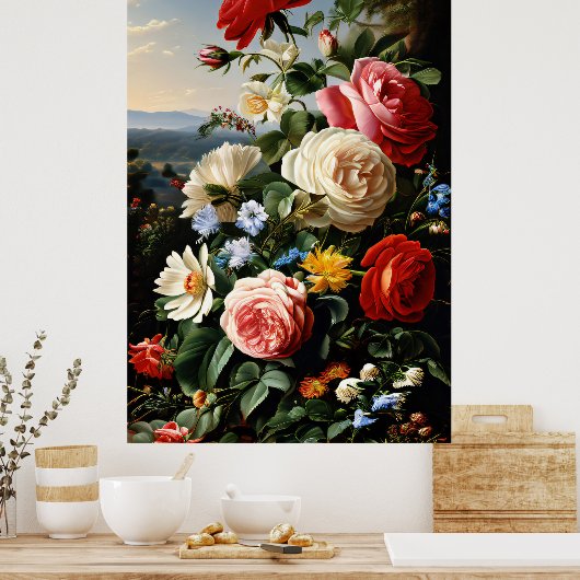 verre tuin poster (Keuken)