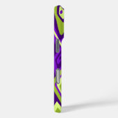Verre uit Retro Abstract Psychedelic Paars Case-Mate iPhone Case (Achterkant / Rechts)
