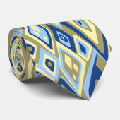 Verre Uit Retro Abstract Tweezijdig Stropdas (Opgerold)