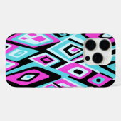Verre uit Retro Abstracte Psychedelic Turquoise Case-Mate iPhone Case (Achterkant (horizontaal))