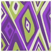 Verre uit Retro Psychedelic Abstract Stof (Close Up)