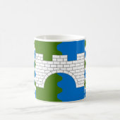 Verre van het oude Stonebridges Populace Badge Koffiemok (Center)