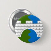 Verre van het oude Stonebridges Populace Badge Ronde Button 5,7 Cm (Voorkant /achterkant)