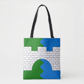 Verre van het oude Stonebridges Populace Badge Tote Bag (Voorkant)