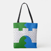 Verre van het oude Stonebridges Populace Badge Tote Bag (Achterkant)