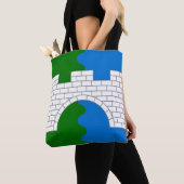 Verre van het oude Stonebridges Populace Badge Tote Bag (Dichtbij)