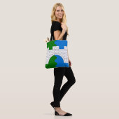 Verre van het oude Stonebridges Populace Badge Tote Bag (Op model)