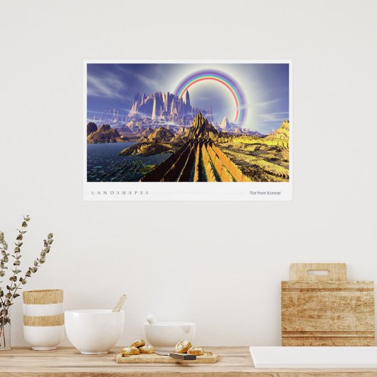 Verre van Kansas Poster (Keuken)