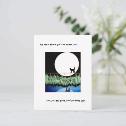 Verre van Thuis Briefkaart (Staand voorkant)