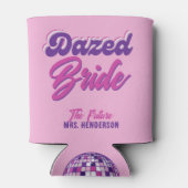 Verre & Verliefd Retro Disco Vrijgezellenfeest Blikjeskoeler (Achterkant)