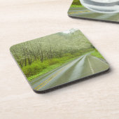 Verre weg door bos onderzetter (Linkerzijde)