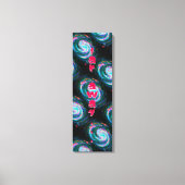 Verre weg Groene Spiraalsterassen in de ruimte Canvas Afdruk (Voorkant)